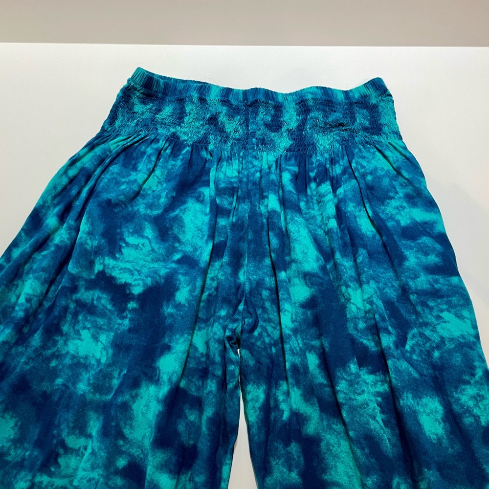 Lotus and Luna Blue Harem Yoga Pants Small NWOT - Picture 8 of 9